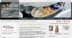 Desktop Screenshot of latablebretonne.fr