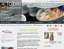 Tablet Screenshot of latablebretonne.fr